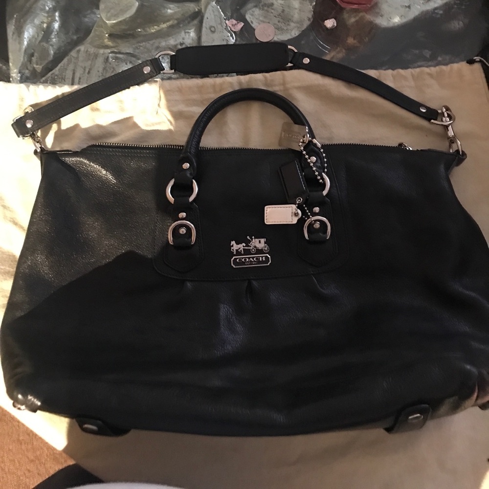 Leather Coach Tote/shoulder bag